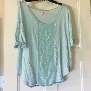 Free people light blue top