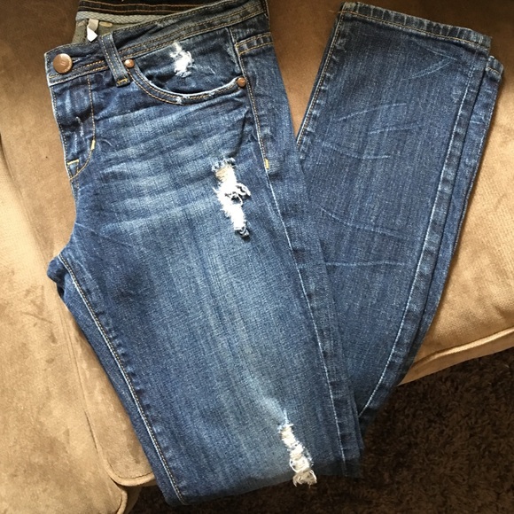 Vigoss studio distressed skinny jeans