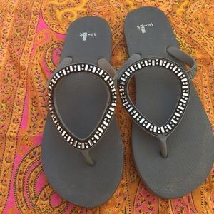Sanuk rhinestone sandal