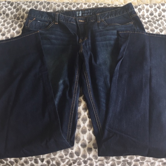 NWT Merona Curvy Fit Bootcut Jeans Dark Rinse