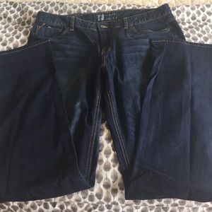 NWT Merona Curvy Fit Bootcut Jeans Dark Rinse