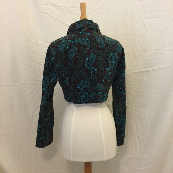Kenzie short paisley print blazer - Picture 2 of 4