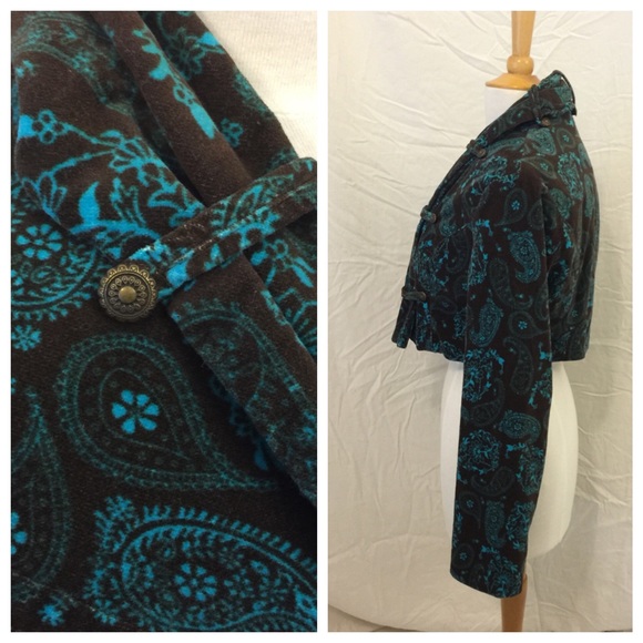 Kenzie short paisley print blazer - Picture 3 of 4