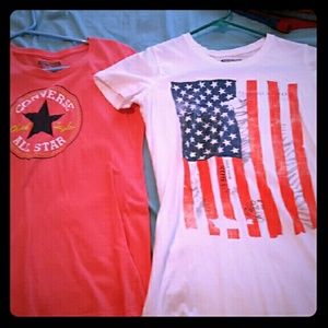 2 Converse tees