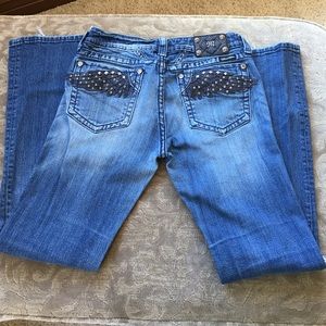 Distressed Miss Me  31 w/31in inseam.