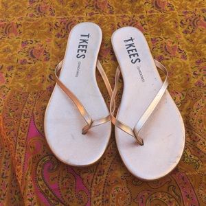 Never worn Tkees sandals