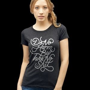 🐒Do no harm, but take no shit Tee🐒