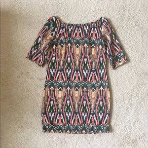 Aztec Print Dress