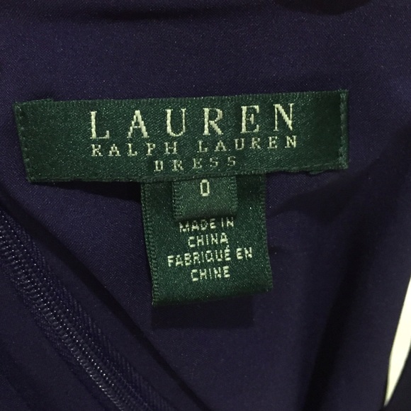 Lauren Ralph Lauren cap-sleeved satin sheath dress - Picture 4 of 4