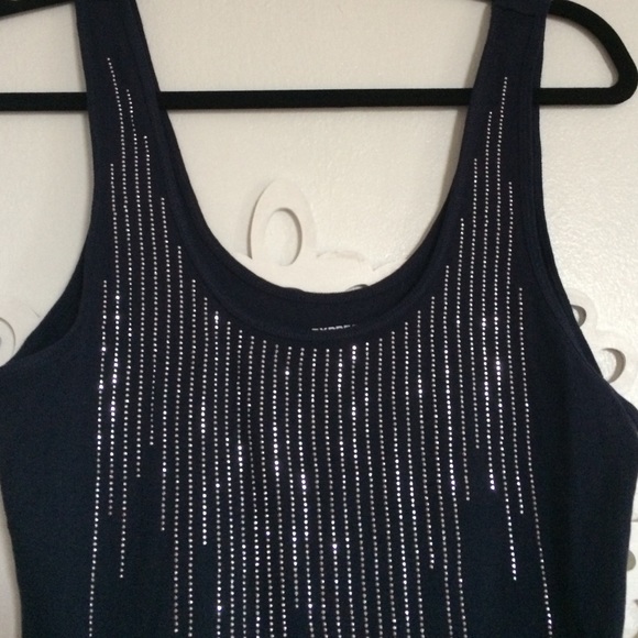 Sparkle tank - navy