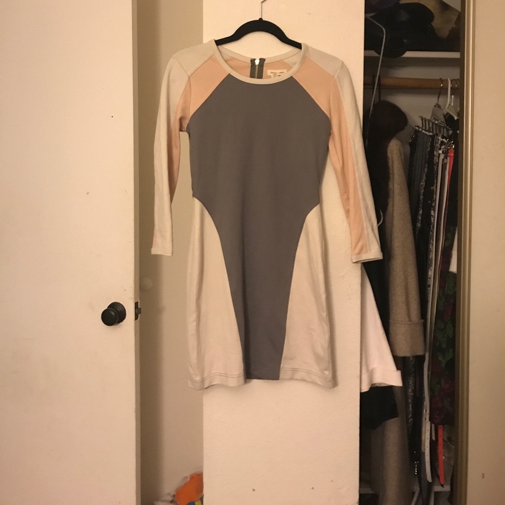 Silence + Noise Color Block Dress