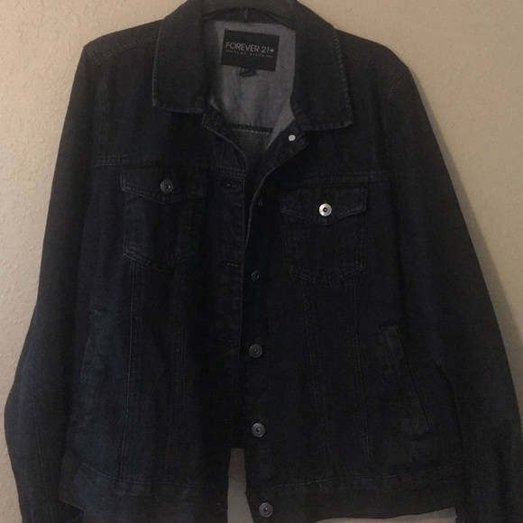Black jean jacket