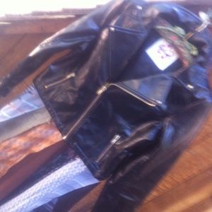 Girls pleather jacket