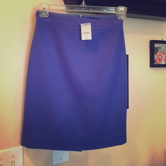 Beautiful J.Crew blue pencil skirt
