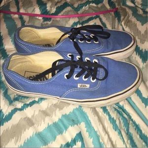 Blue vans women's size 7.5 men's 6