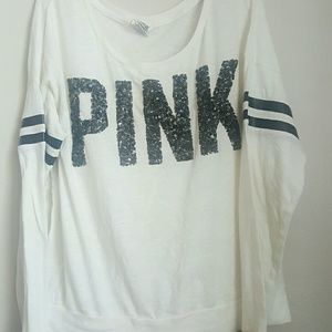 VS pink shirt