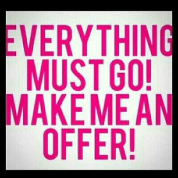 Moving soon, all prices are negotiable!