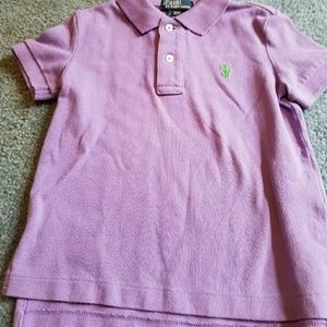 Polo purple boys polo summer 2t toddler