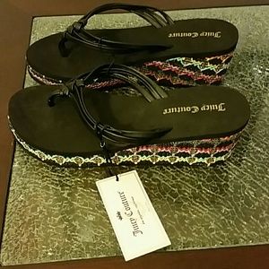 last one! Juicy Couture summer  platforms. Neon