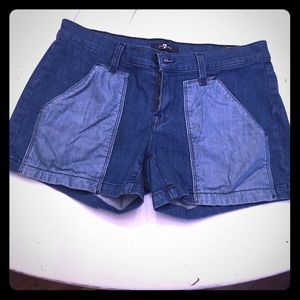 7 for all mankind Jean shorts