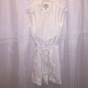 Small sleeveless wrap dress