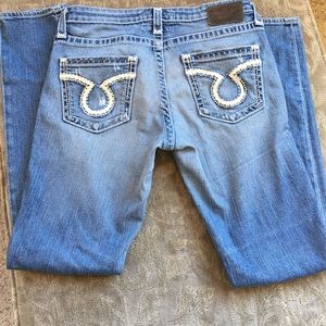 Big Star Liv distressed skinny leg jeans size 30