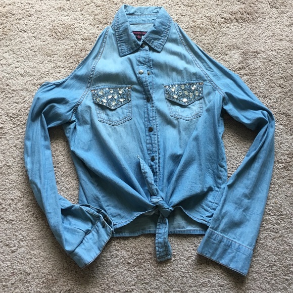 *HOLD* Material Girl Jean Top