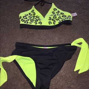 Justice glitter bikini for girls