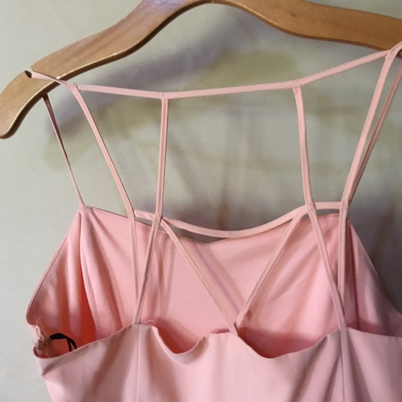 Forever 21 strappy peach dress large - Picture 4 of 4