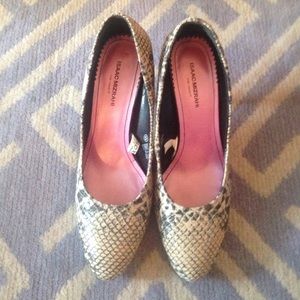 Isaac Mizrahi for Target Snakeskin Pumps