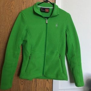 Spyder Green Fleece Jacket