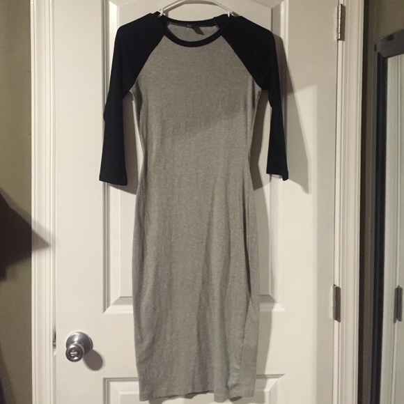 Woman's baseball tee style dress