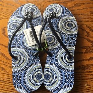 Medium Vera Bradley flip flops
