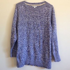Oversized Purple knit pullover sweater