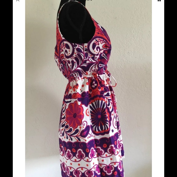 🌸SOLD🌸Trina Turk Floral Abstract Dress Size 10 - Picture 3 of 4
