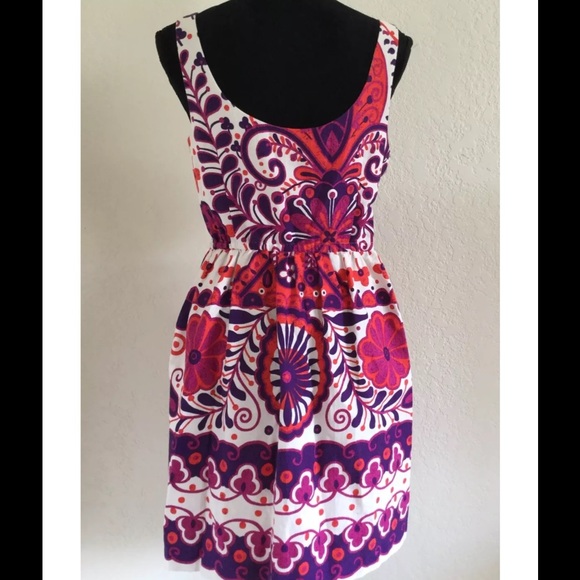 🌸SOLD🌸Trina Turk Floral Abstract Dress Size 10 - Picture 4 of 4