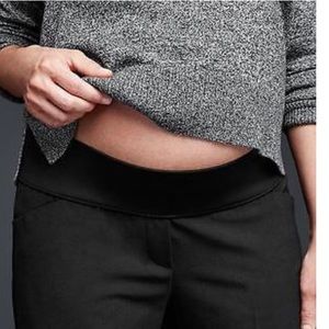 Maternity Pants Black Stretch, 6 Short