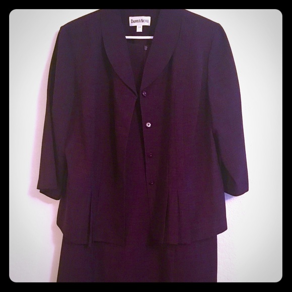 Dark plum colored dress