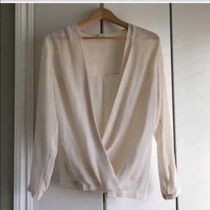 100% Silk Club Monaco Top