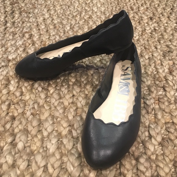 Sam & Libby Black Flats