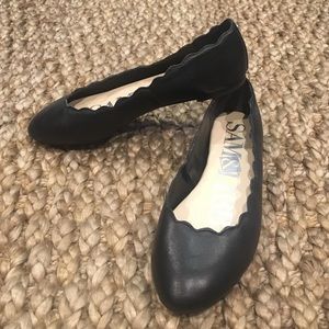 Sam & Libby Black Flats