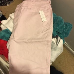 Light pink pixie pants