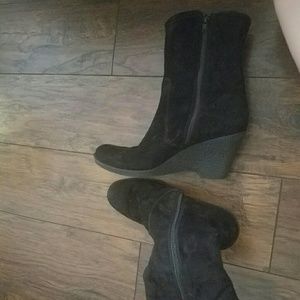 Black ankle boots