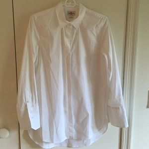 White jcrew infinity shirt