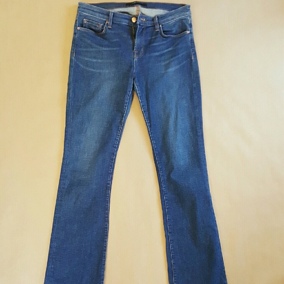 J-Brand Bootcut dark wash jeans (Brooke Waltz)