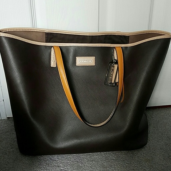 Coach Leather Tote