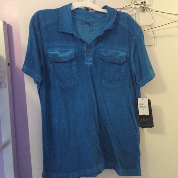 Turquoise men's short with front pockets