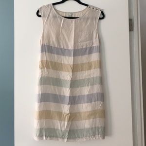 Anthropologie silk shift dress