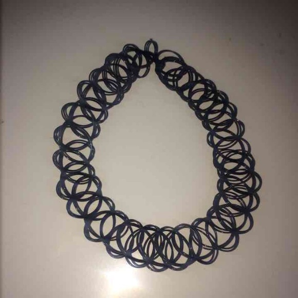 black choker