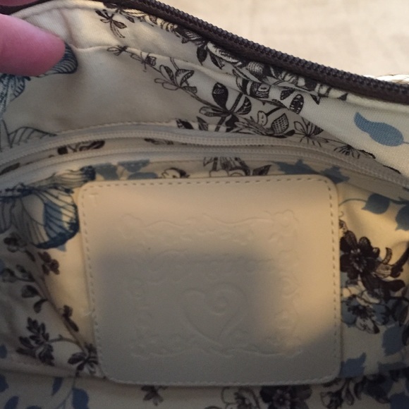 Brighton destiny large straw and leather bag. - Picture 4 of 8